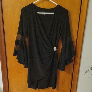 R&M Richards Petite Black Dress